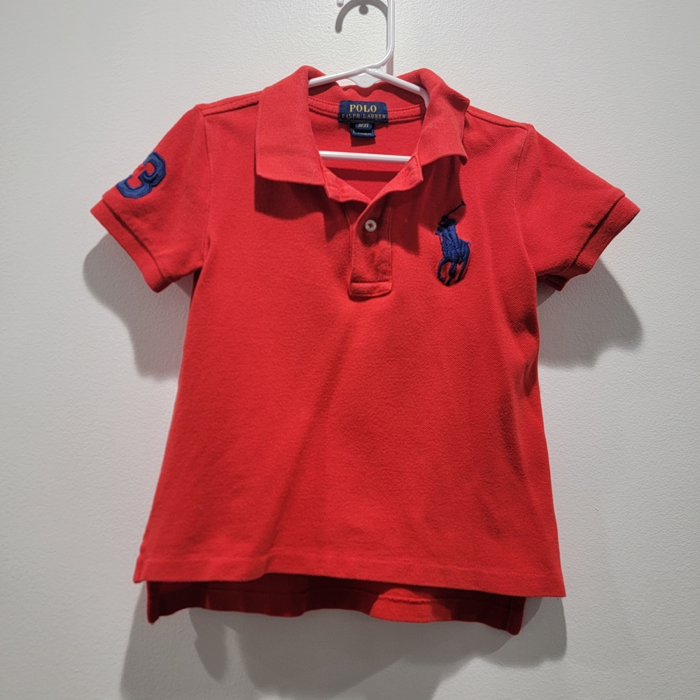Polo by Ralph Lauren Kids Red Polo Shirt Sz 3T